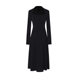 Retro elegant Hepburn ສີແຂງ knit ອັນດີ