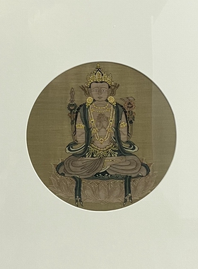 佛像缂丝唐卡非遗手工艺苏州缂丝