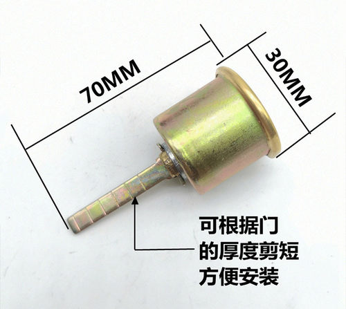 人气牛头牌二保险弹子门锁老式木锁大门司必灵锁芯铜匙钥铜芯铁芯 - 图2