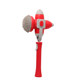 Multiple hammer heads, rotatable, multi-functional retractable handle