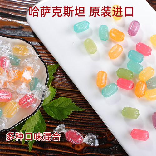 俄罗斯进口水果夹心硬糖巴彦思路混合口味李现韩商言同款迷你糖果 - 图2