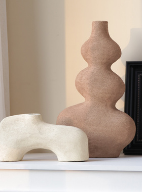 米子家居侘寂风花瓶摆件