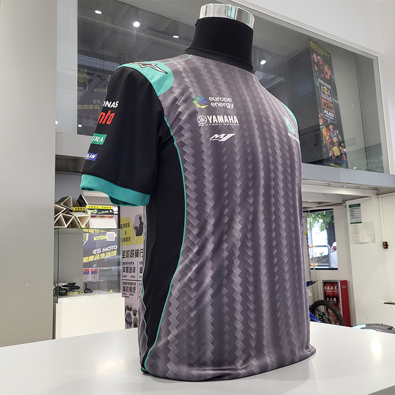 赛车队服MOTOGP厂队短袖petronas文化衫T恤A星上衣男骑行服-图0