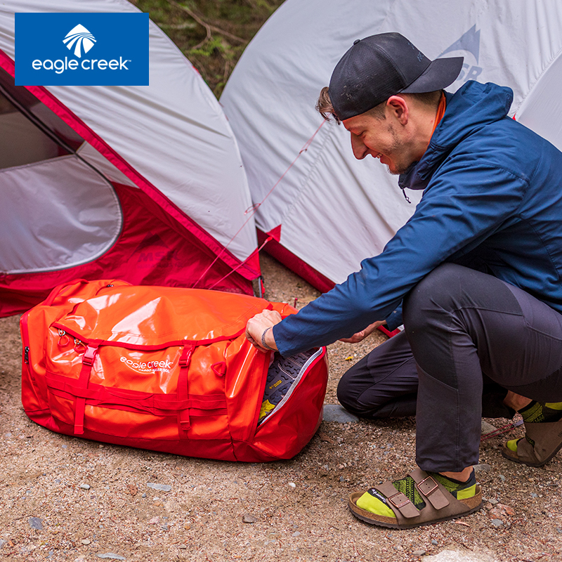 美国Eagle Creek大容量可折叠防水手提旅行袋双肩包登山包健身包 - 图0