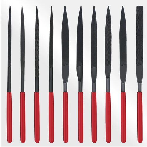 霸狼锉刀套装打磨工具小挫刀钢锉金属三角半圆四方什锦钢锉平锉刀 - 图3