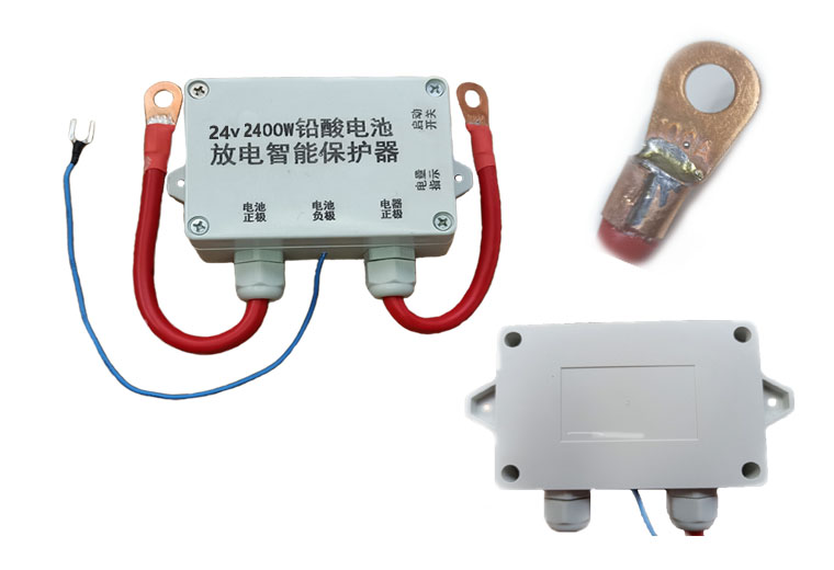 24v铅酸铁锂电池水泵道闸电机逆变器照明监控放电低压亏电保护器 - 图2