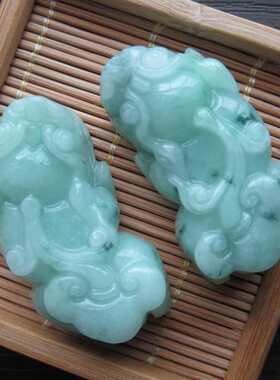 貔貅吊坠玉佩霸王缅甸翡翠