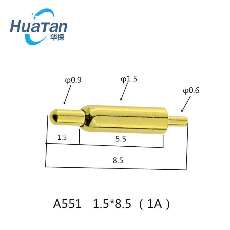 小米屏幕灯显示器弹簧顶针镀金导电探针伸缩顶针充电针pogopin - 图3