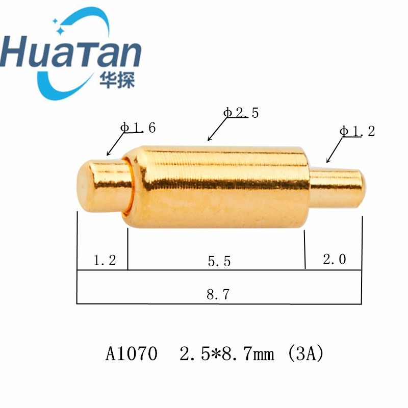 测试针pcb探针大电流伸缩pogopin连接器弹簧针顶针触点电极信号针 - 图3