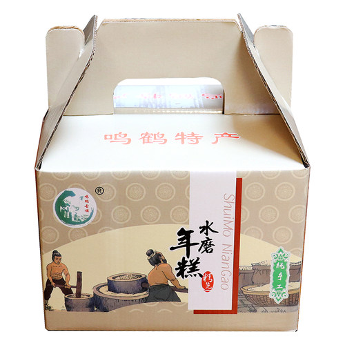 宁波年糕鸣鹤古镇水磨年糕礼盒装2.4Kg 正宗传统农家特产手工年糕 - 图3