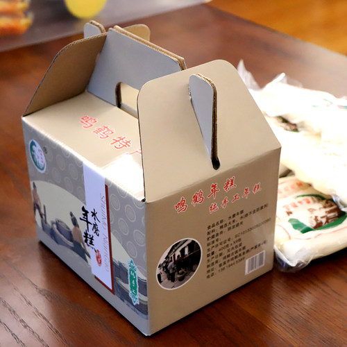 宁波年糕鸣鹤古镇水磨年糕礼盒装2.4Kg 正宗传统农家特产手工年糕 - 图2