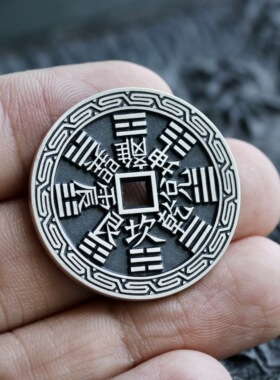 天一宝泉男银饰古法手工