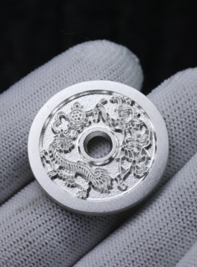 天一宝泉男女银古法手工花钱钱币