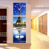 Висящая стеклянная стеклянная гостиная крыльца каркас рисунок висящая картина, вертикальная версия эйфелевой башни украшения росписи рисовать Ice Crystal