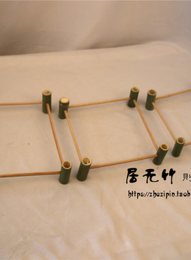 创意竹制品竹编小簸箕厨房家用奶茶店小吃火锅盘子水果盘收纳筐竹