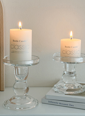 浪漫氛围感桌面烛台装饰摆件