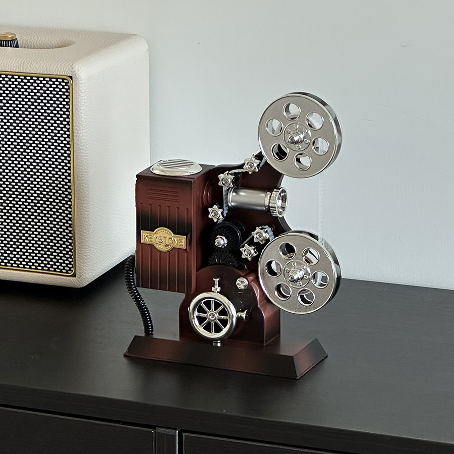 中古风小摆件桌面创意客厅玄关怀旧装饰品小众高级感音乐盒八音盒,淘宝优惠券,粉丝福利购,淘宝优惠卷