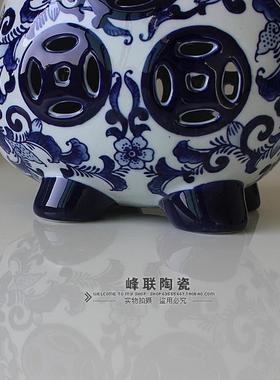 景德镇手工陶瓷客厅仿古风存钱罐