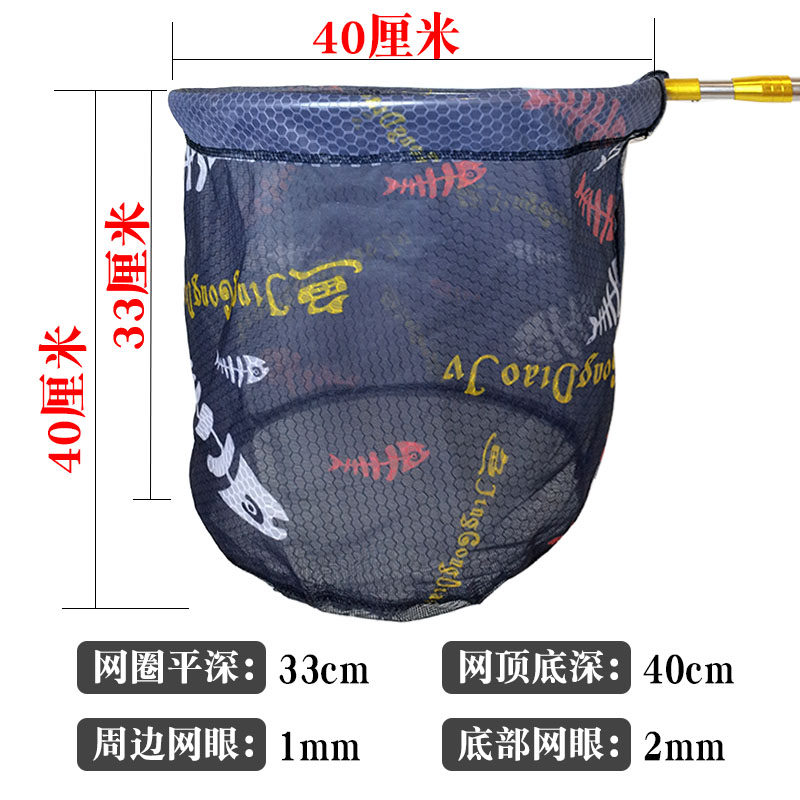 不锈钢抄网头铝合金网头加密网兜通用螺丝速干折叠头抄网配件渔具,淘宝优惠券,粉丝福利购,淘宝优惠卷