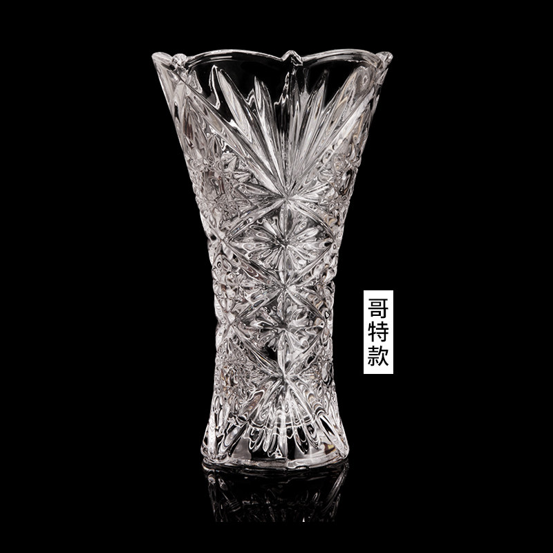 客厅插花玻璃透明落地花瓶买一送一 热品库 性价比省钱购
