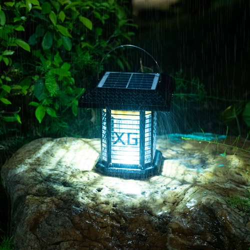 Дорожное средство от комаров на солнечной энергии, светодиодная москитная лампа, садовые фонари для беседки, водонепроницаемое бра для колонны, фонарь