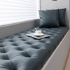 High-end ecological leather buckle bay window mat waterproof and no-wash
