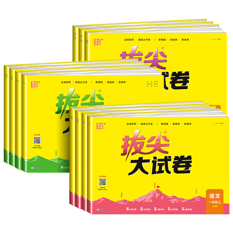 拔尖大试卷一二三四五六年级上下册语文数学英语人教版北师大试卷测试卷全套小学教材同步练习册单元期中期末真题分类考试卷训练题