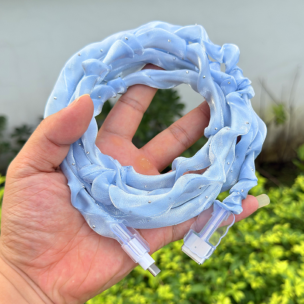 苹果MacBook pro M3 M4笔记本Air 30W 35W 70W数据线保护套绕线夹 - 图0