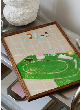 ANNA 丹麦设计Isabelle Vandeplassche插画艺术海报 北欧客厅餐厅