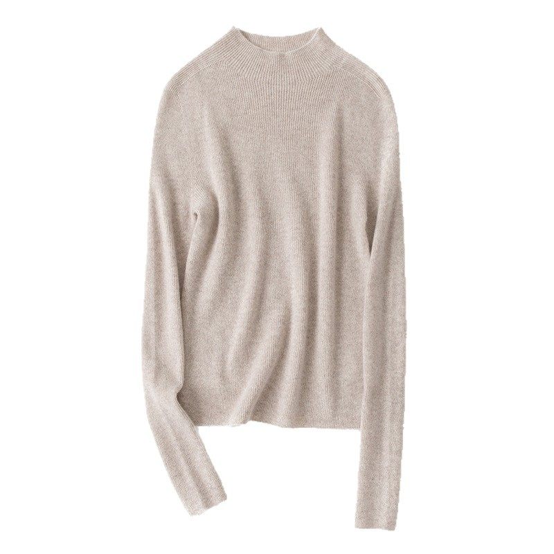 220克100山羊绒毛衣女半高领修身无缝贴身打底衫全成型保暖毛衫,淘宝优惠券,粉丝福利购,淘宝优惠卷