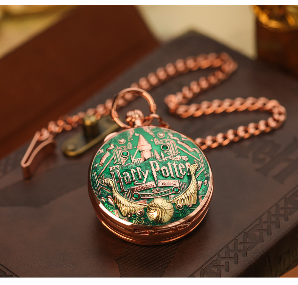 哈利波特周边金色飞贼幸运怀表发条八音盒复古摆件新年节生日礼物,淘宝优惠券,粉丝福利购,淘宝优惠卷