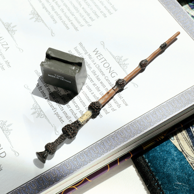 日本正版多美TOMY 哈利波特魔法棒扭蛋 魔法之权杖微缩道具摆件 - 图2