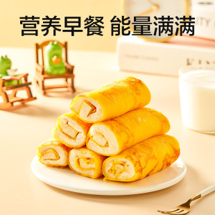 良品铺子蛋皮肉松卷420g约12包