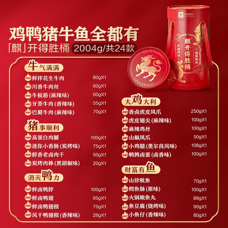 良品铺子零食大礼包送长辈送家长年货礼盒送礼【企业团购专链】,淘宝优惠券,粉丝福利购,淘宝优惠卷