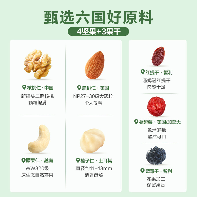良品铺子每日30包健康混合孕妇礼盒 良品铺子混合坚果