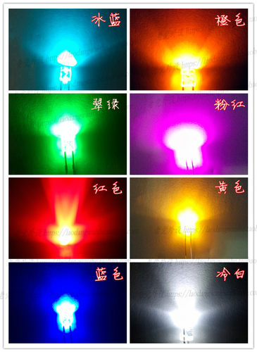 老党 机械键盘LED灯珠 338雾状 改灯加灯 发光二极管无边圆头方头 - 图2