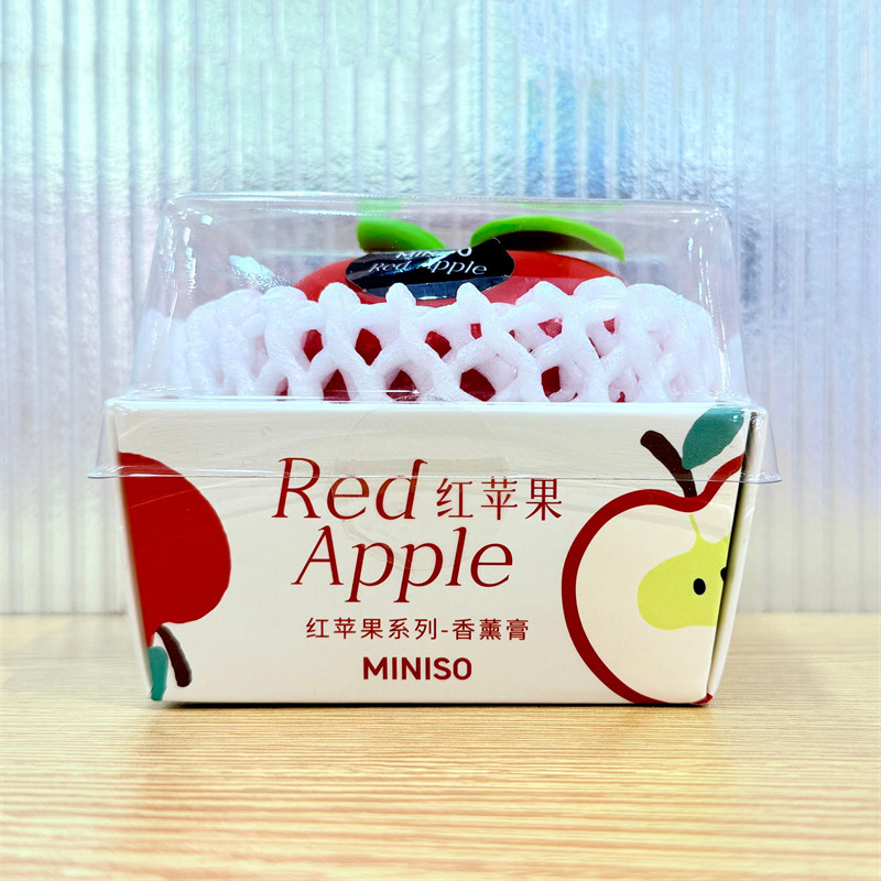MINISO名创优品红苹果系列红苹果香薰膏摆件香包120g,淘宝优惠券,粉丝福利购,淘宝优惠卷