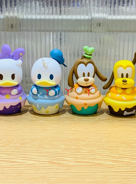 MINISO名创优品米奇米妮唐老鸭布鲁托高飞蛋糕甜品主题手办摆件