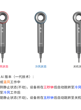 Matias玛修狮HD-16Ai静态断热断电等离子高速吹风机 五星酒店同款