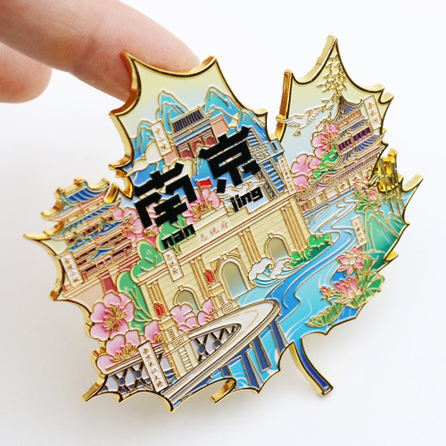 金属江苏南京苏州冰箱贴无锡扬州磁性贴文创创意旅游纪念品小礼物 - 图0