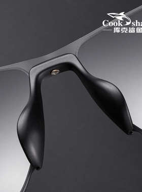 库克鲨鱼新款尼龙偏光太阳镜男士开车驾驶潮流钓鱼墨镜时尚高级感