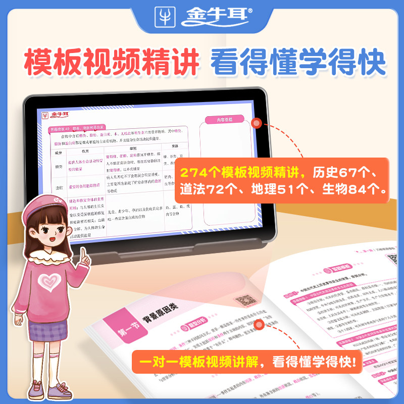 2026初中小四门答题模板七八九年级政治历史万能答题模板开卷速查初一二生地会考总复习资料牛耳道法道德与法治答题技巧知识点汇总