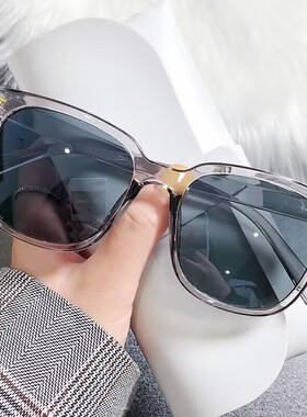 网红款大框眼镜高级感素颜太阳镜