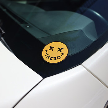 iAcro Smiley Face Transfer Sticker Waterproof Modified Car Personalized Sticker Any