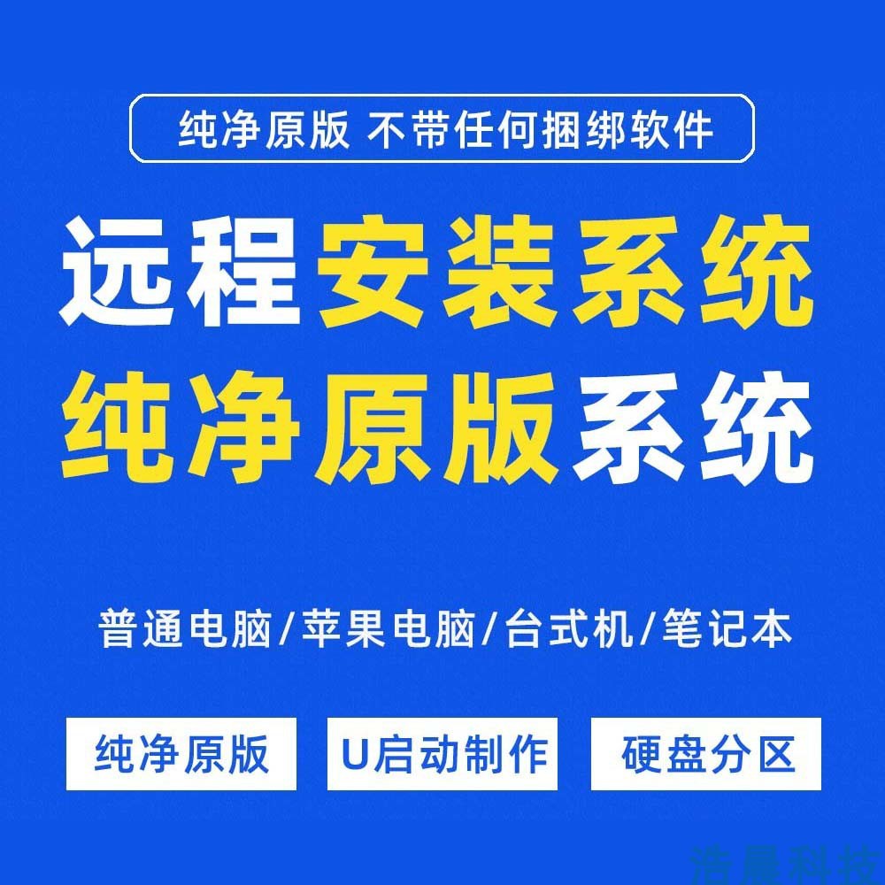 远程安装重装系统win7/10/11系统重装专业版家庭版纯净开机密码-图2