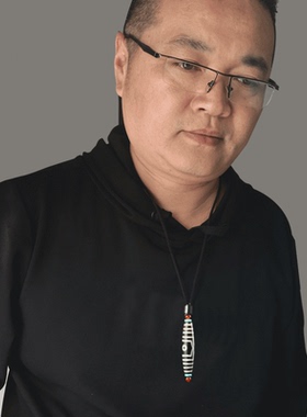 西藏老天珠吊坠项链挂件