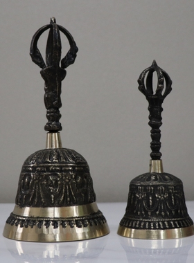 手摇铃铛纯铜金刚铃铛摇铃