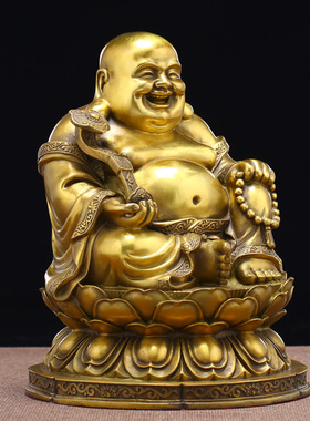 纯铜客厅风水阿弥陀佛像