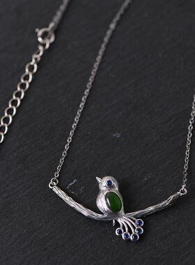 纯银轻奢简约小众设计女款银项链