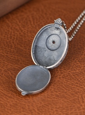 可打开装东西嘎乌盒吊坠十相自在